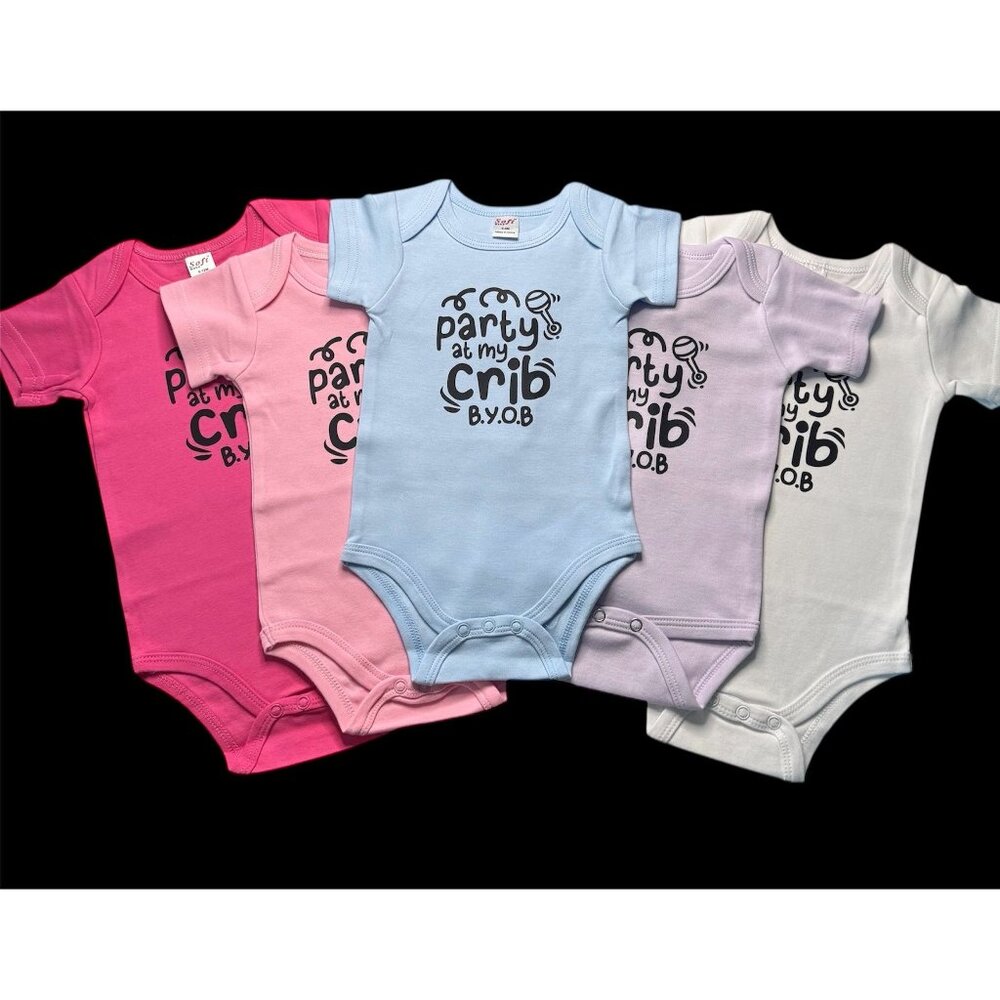 Party at My Crib Infant Onesie * ALWAYS BRAND NEW*